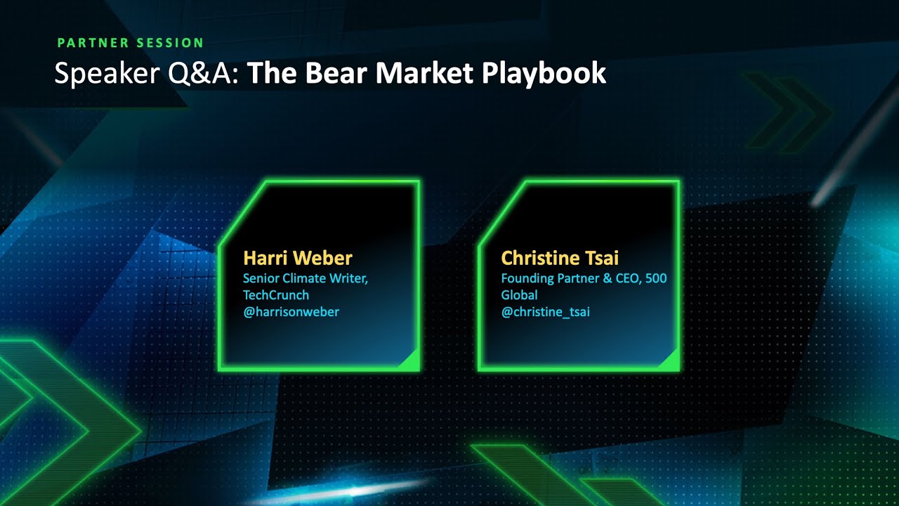 Speaker Q&A: The Bear Market Playbook