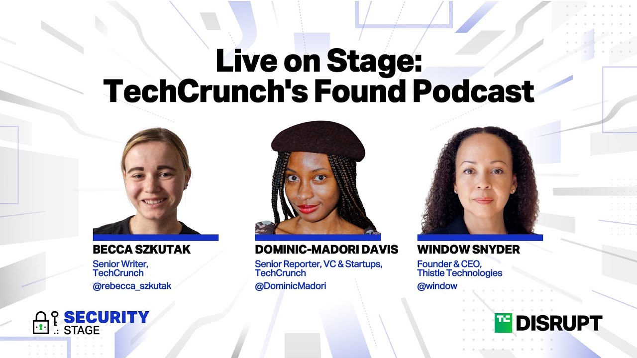 Live on Stage: TechCrunch's Found Podcast