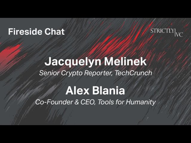 StrictlyVC San Francisco: What's Next for Worldcoin with Tools for Humanity CEO Alex Blania