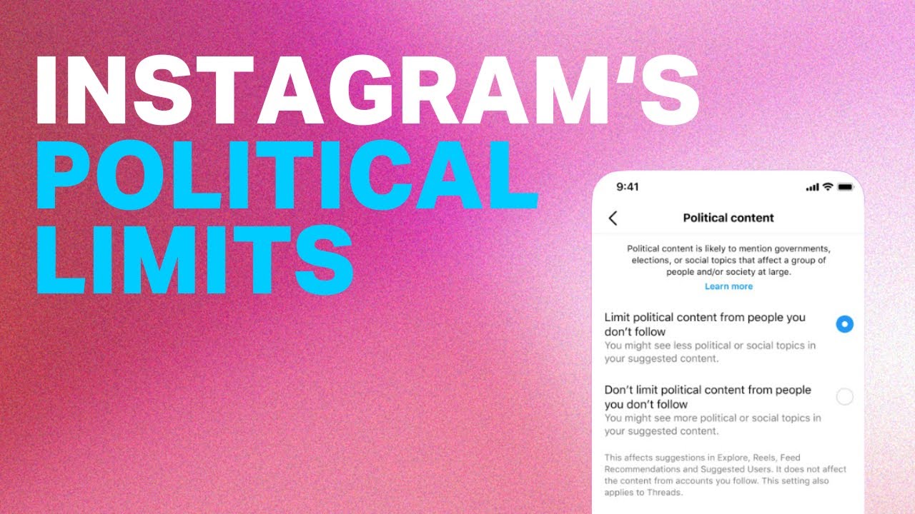 Instagram is distancing itself (and you) from political content | TechCrunch Minute