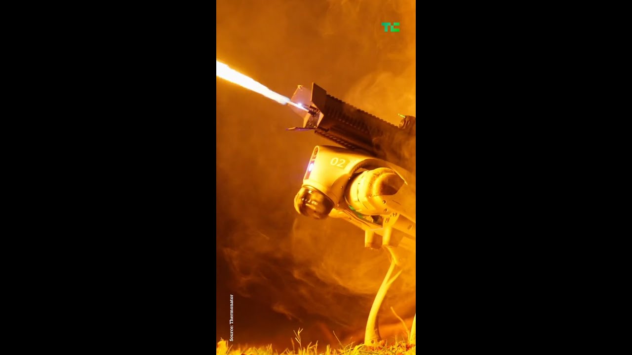 Thermonator's Flamethrower Robot Dog | TechCrunch